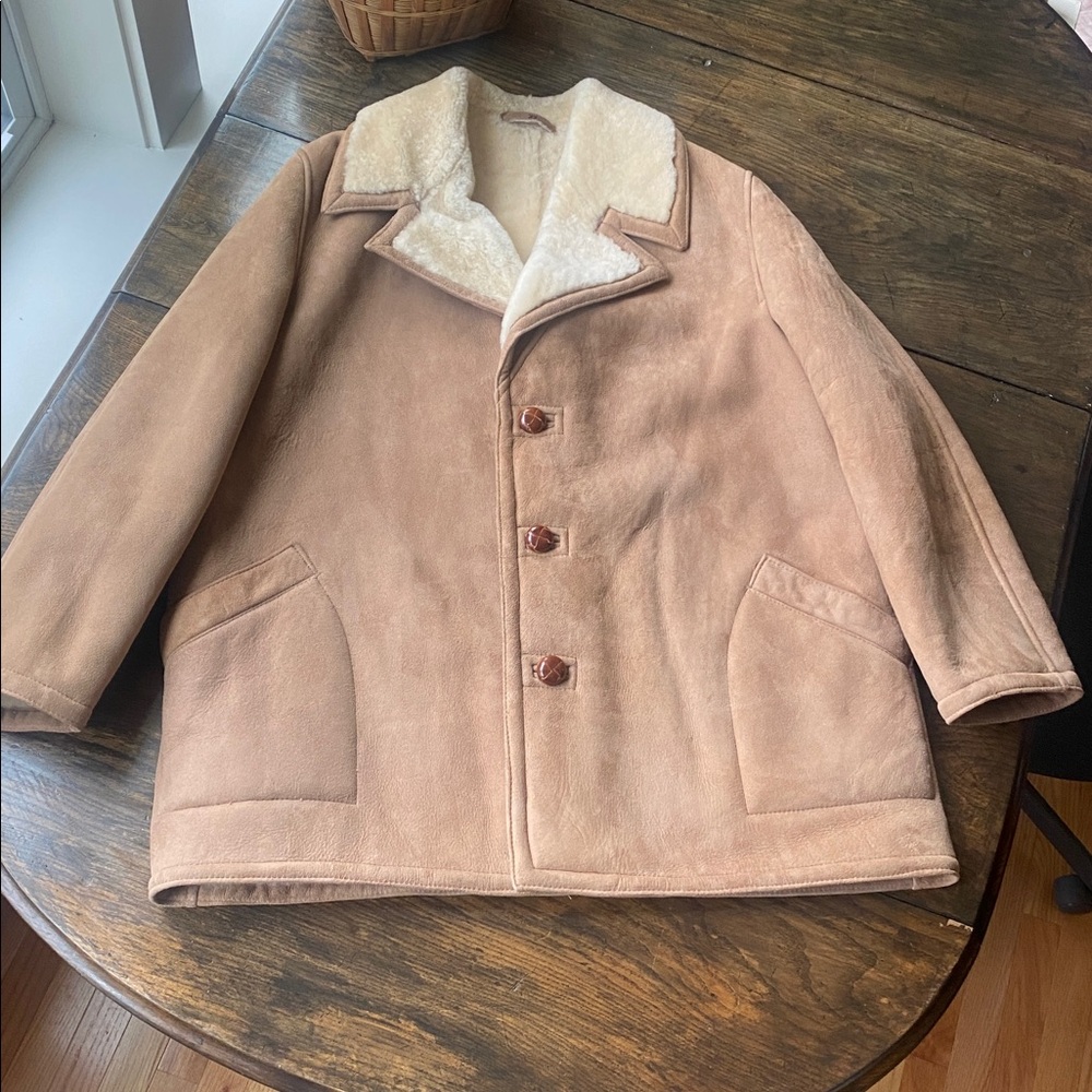 Vintage Genuine Shearling Coat